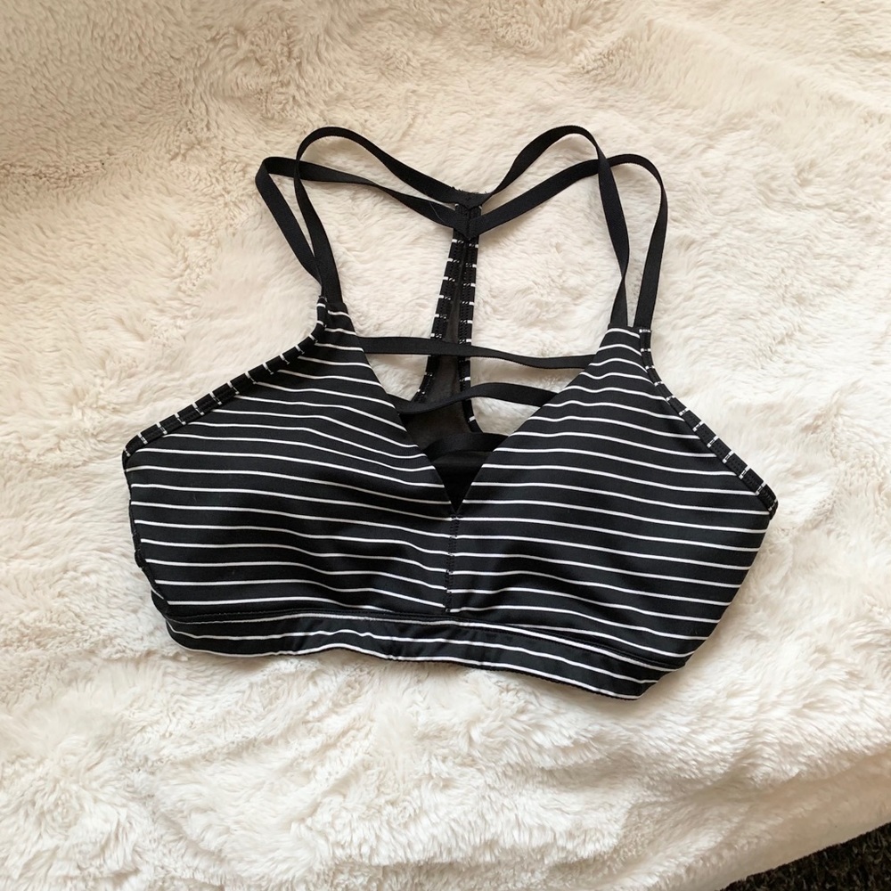 Victoria’s Secret Strapy Stripe Sports Bra